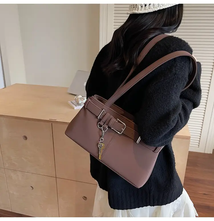 Pink Leather Shoulder Bag for Women 2025 — feature 20