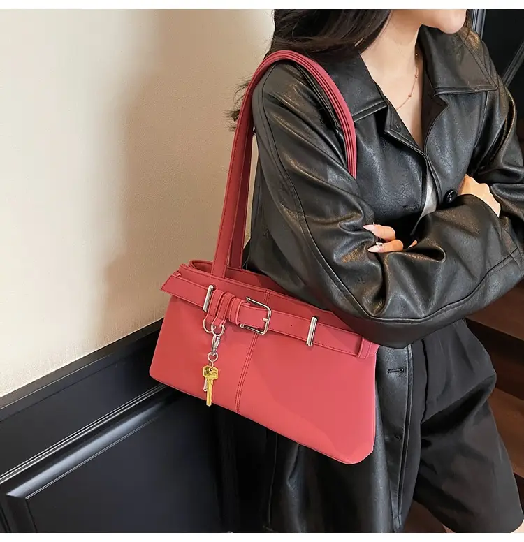 Pink Leather Shoulder Bag for Women 2025 — feature 39