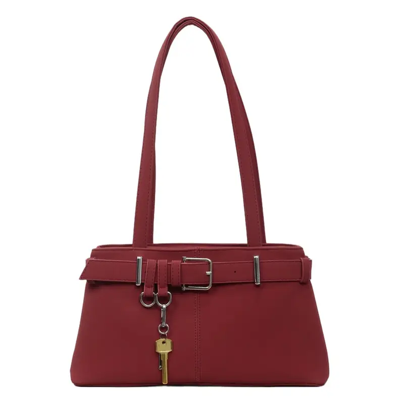 Pink Leather Shoulder Bag for Women 2025 - Image 3
