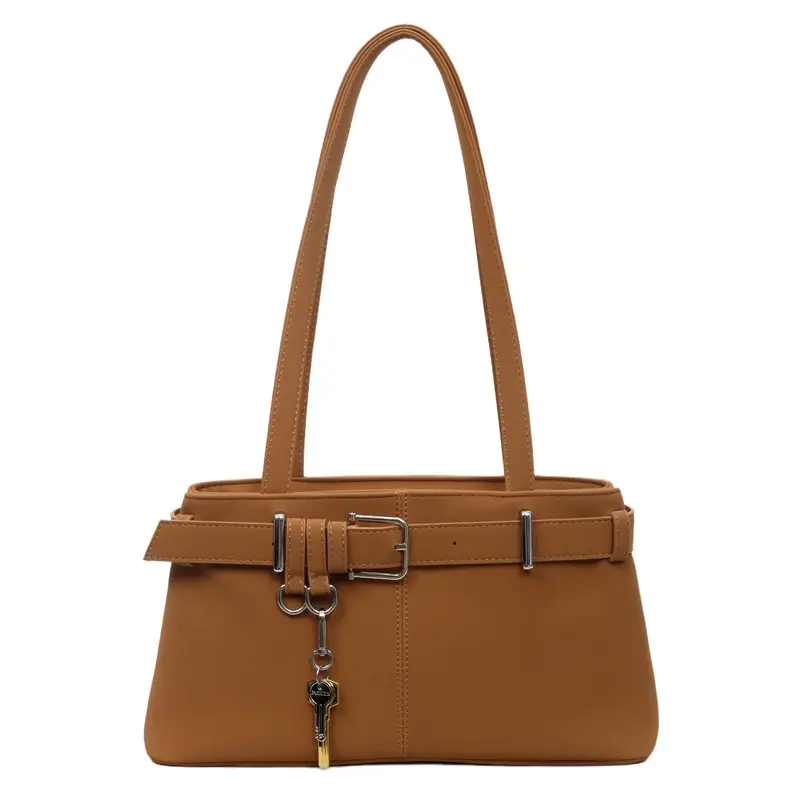 Pink Leather Shoulder Bag for Women 2025 - Image 4