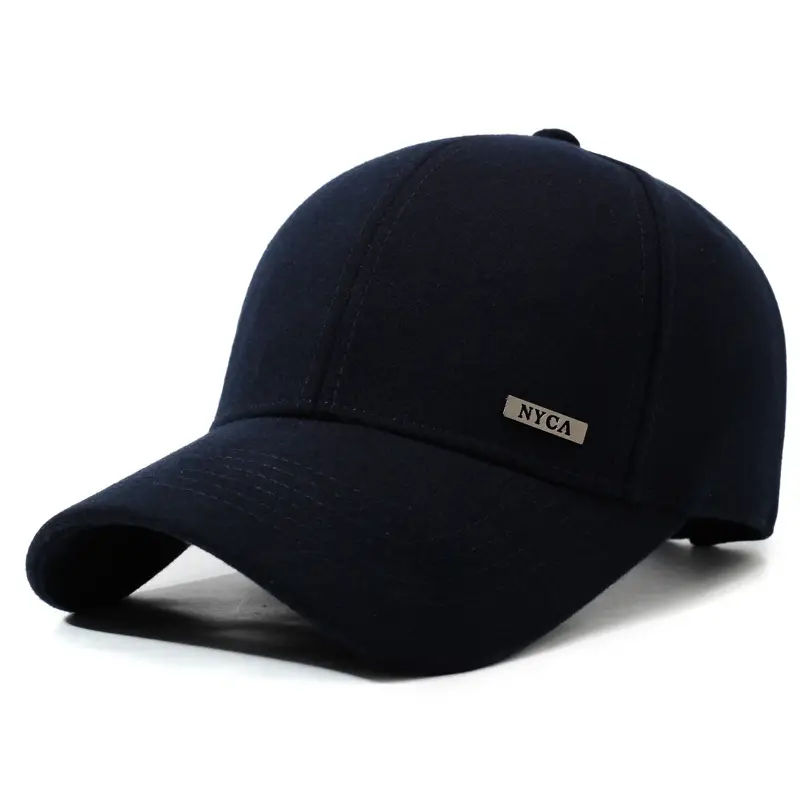 Men Sunshade Baseball Cap Grey Peaked