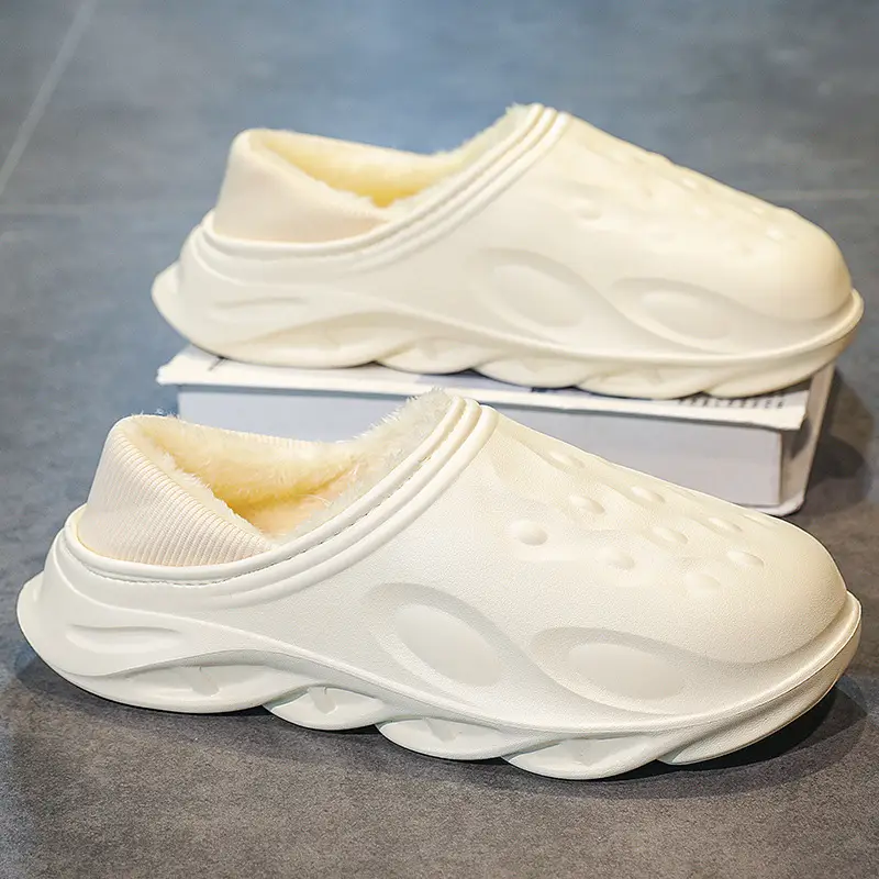 Men's Winter Waterproof Indoor Home Large Size 2025 New Outer Wear Home Cotton Slippers Men's Winter - Image 7