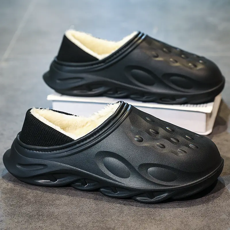 Men's Winter Waterproof Indoor Home Large Size 2025 New Outer Wear Home Cotton Slippers Men's Winter - Image 8