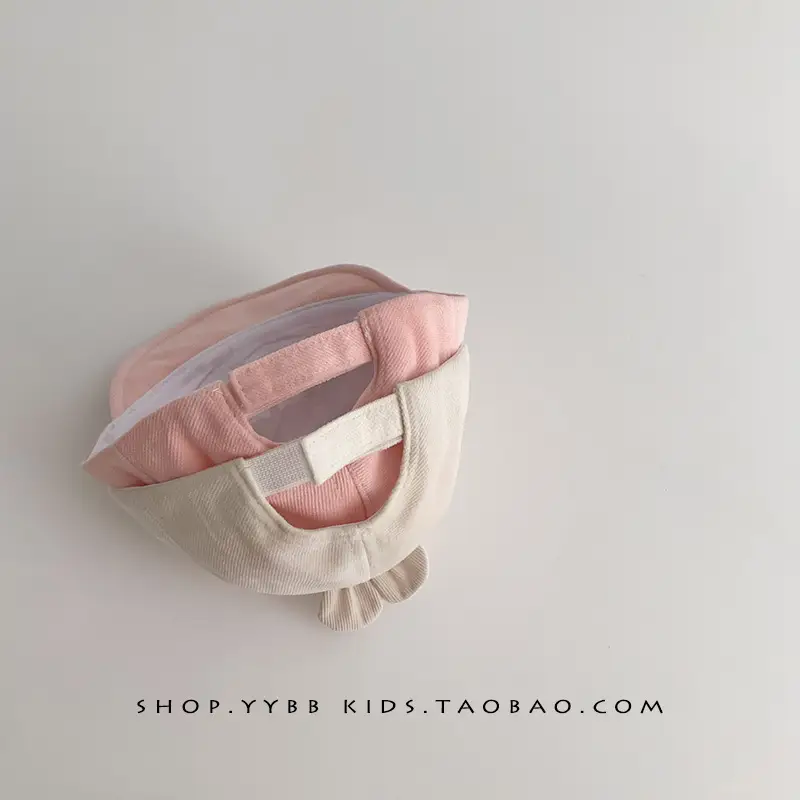 Baby Peaked Cap for Baby Girls Pink White Winter Windproof - Image 7