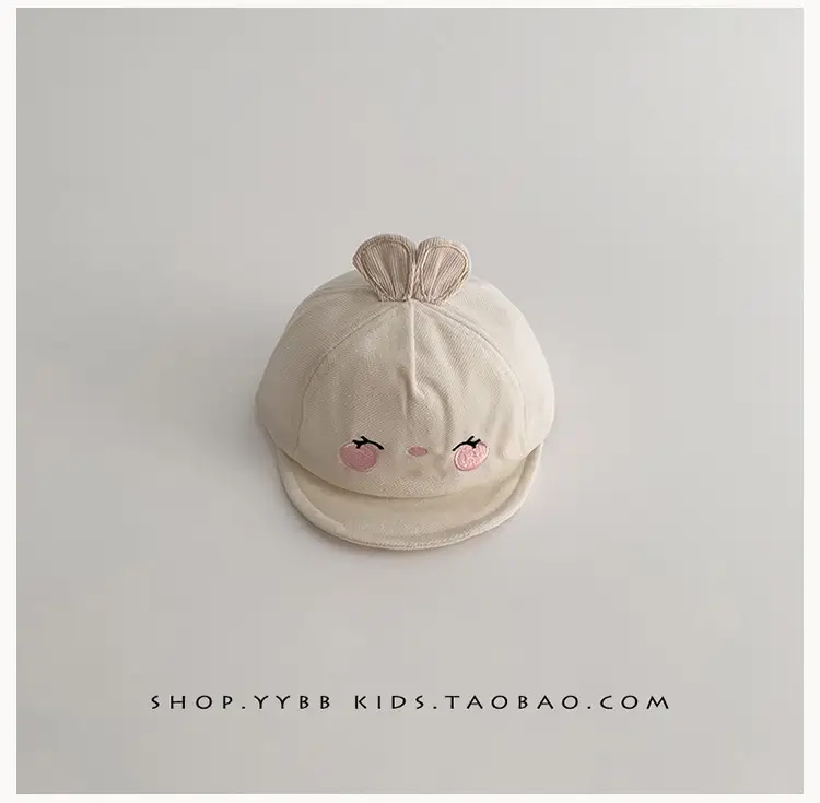 Baby Peaked Cap for Baby Girls Pink White Winter Windproof — feature 7