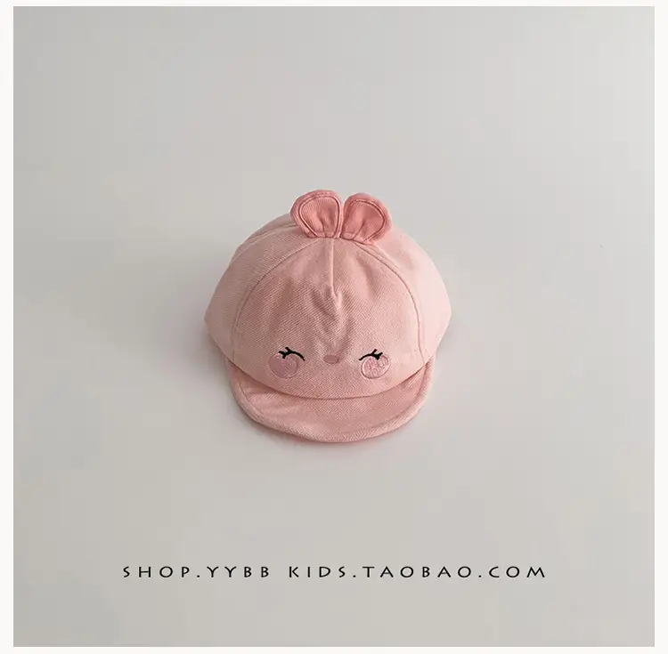 Baby Peaked Cap for Baby Girls Pink White Winter Windproof — feature 8