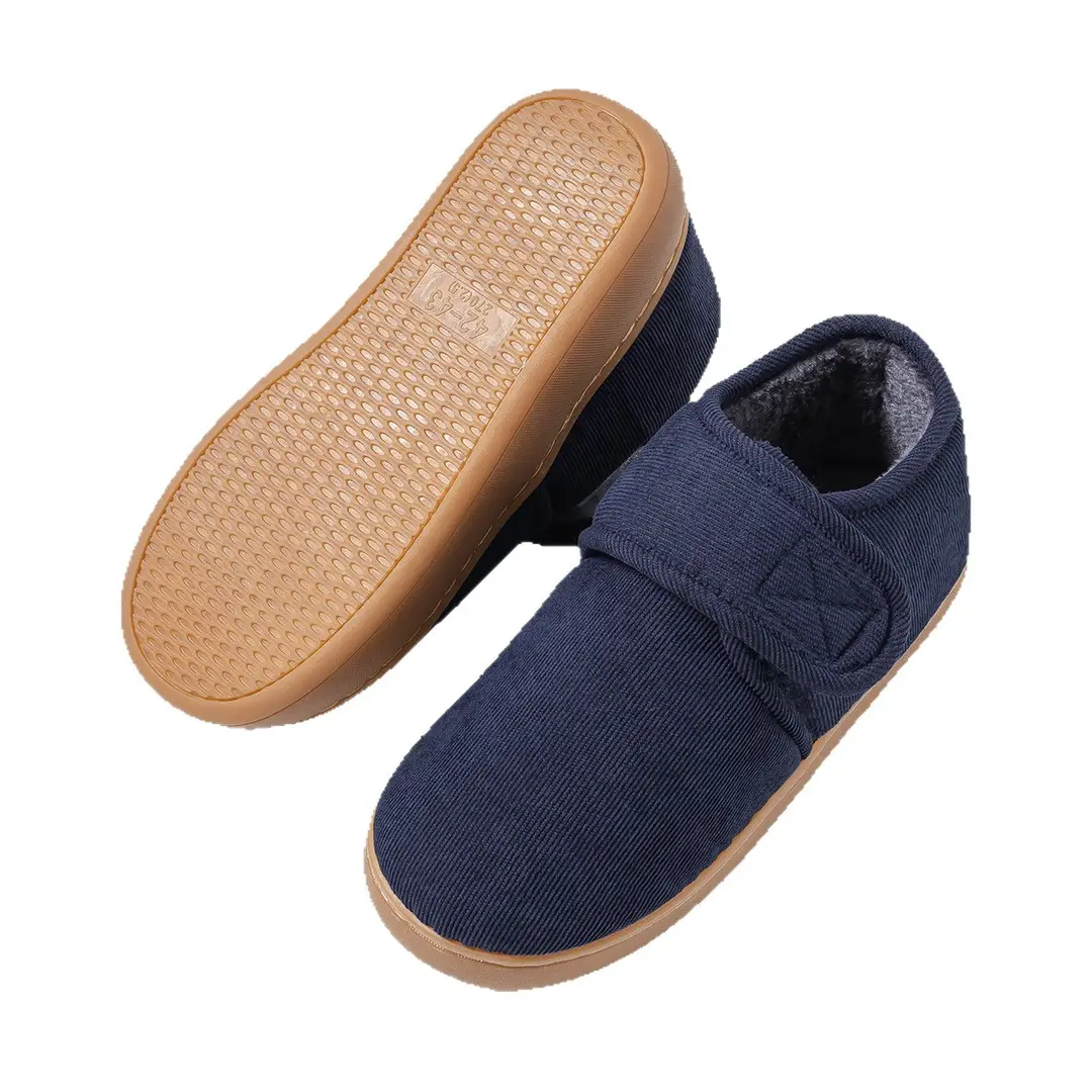 Men's Winter Cotton Slippers, New Model for 2025, Indoor Non-Slip Warm Home Slippers for Couples, Closed Heel, Soft Sole, Winter Style, Plush Slippers - Image 8