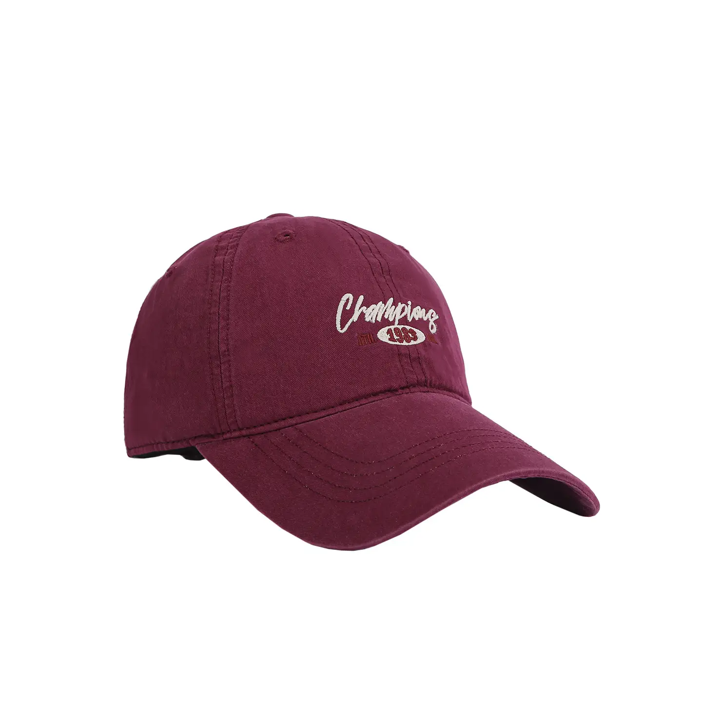 Vintage Embroidered 1985 Cap Maroon Unisex - Image 13