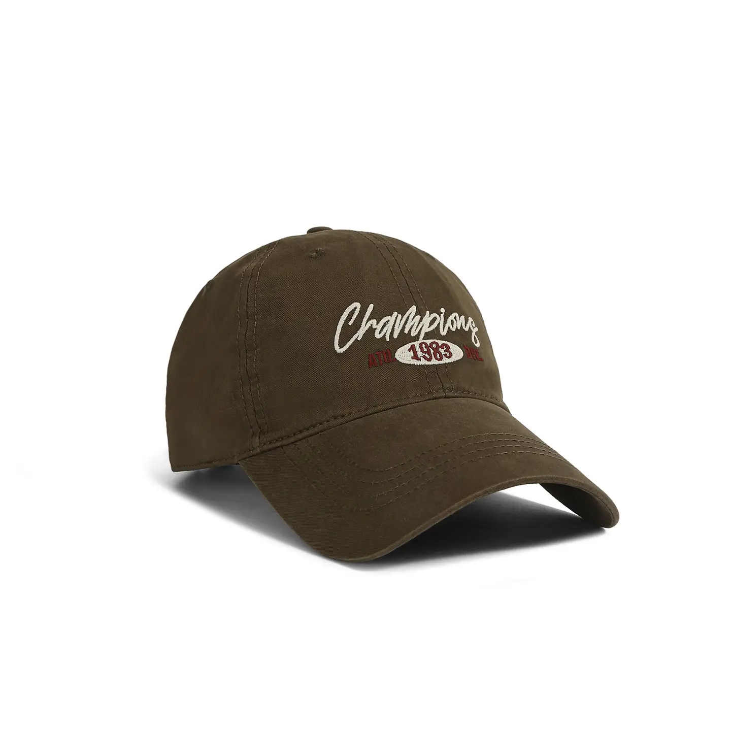 Vintage Embroidered 1985 Cap Maroon Unisex - Image 3