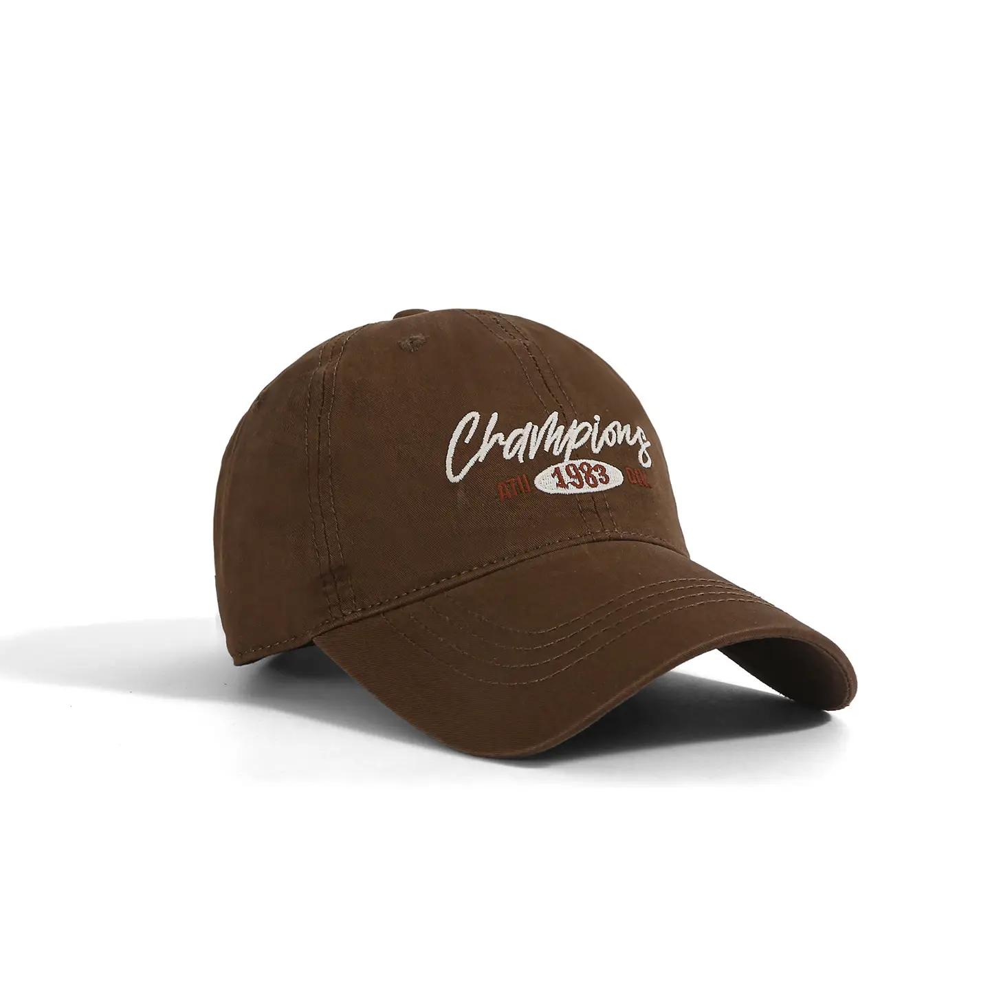 Vintage Embroidered 1985 Cap Maroon Unisex - Image 5
