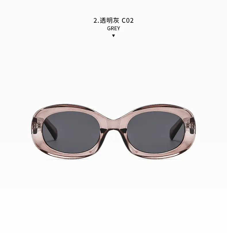 New Retro Black Oval Sunglasses for Women — feature 13