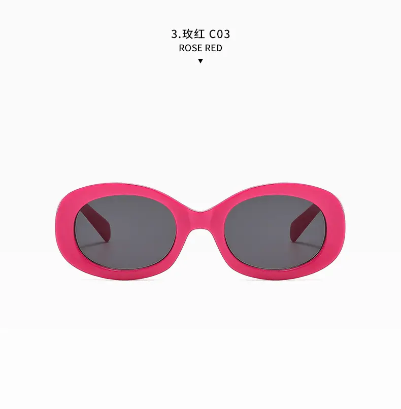 New Retro Black Oval Sunglasses for Women — feature 15