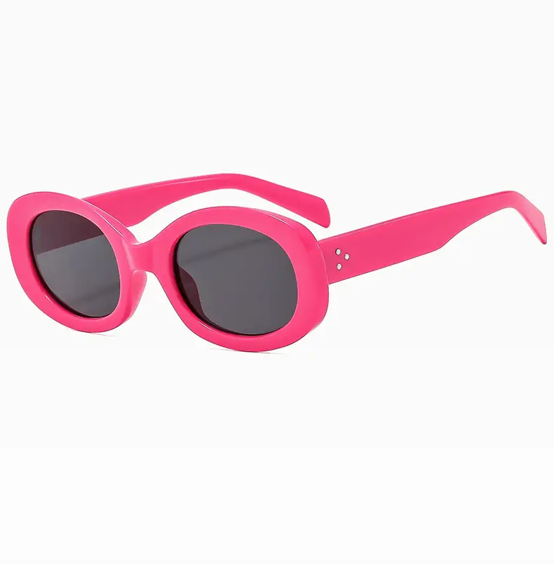 New Retro Black Oval Sunglasses for Women — feature 16