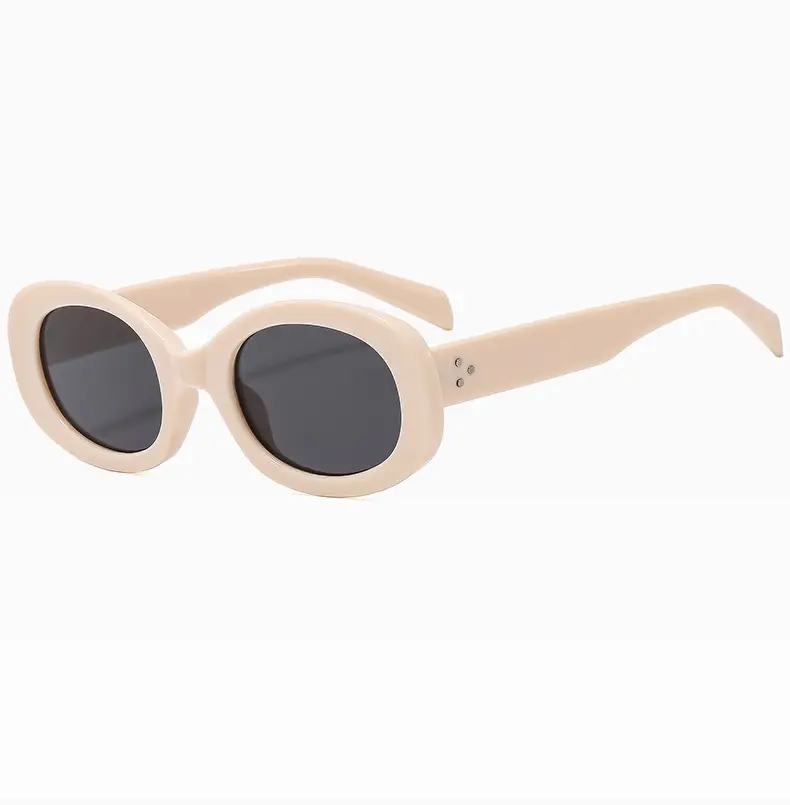 New Retro Black Oval Sunglasses for Women — feature 18