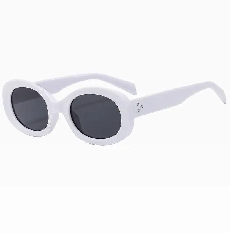 New Retro Black Oval Sunglasses for Women — feature 20