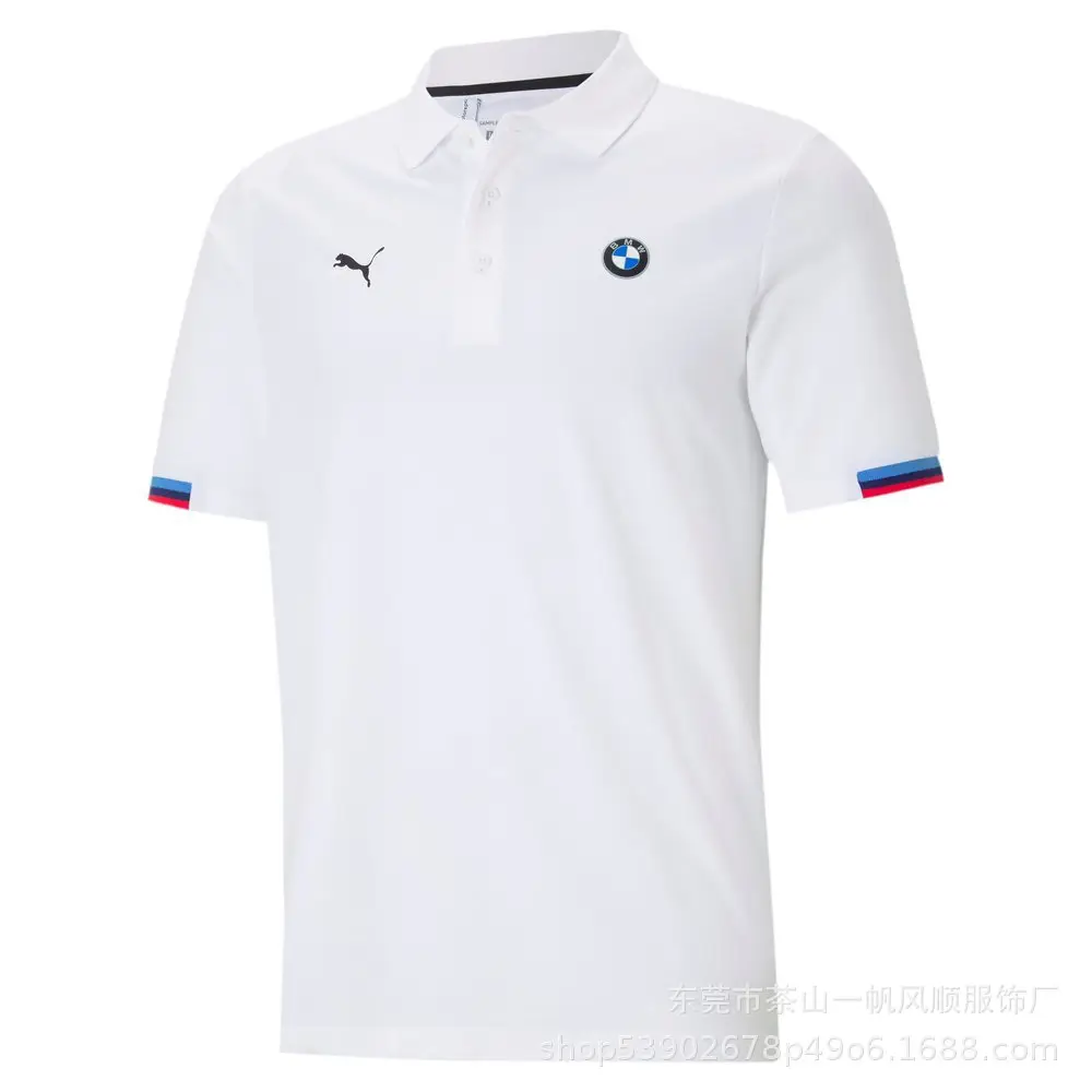 Short-Sleeved Men's Polo Mountain Biking Clothing, Off-Road Motorcycle Downhill Clothing, Breathable for Summer, Available for Customization