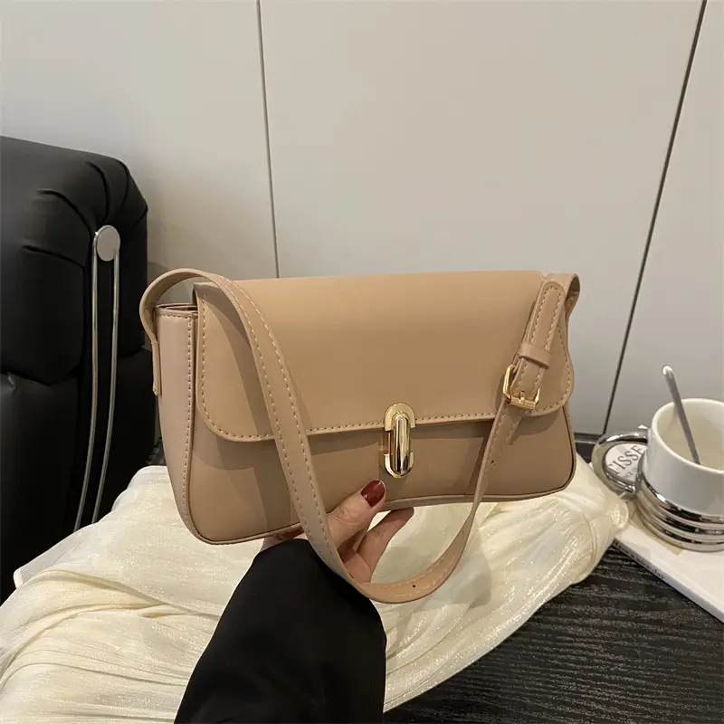 Women's 2025 Summer Lock Shoulder Bag Set of 4 - Image 6