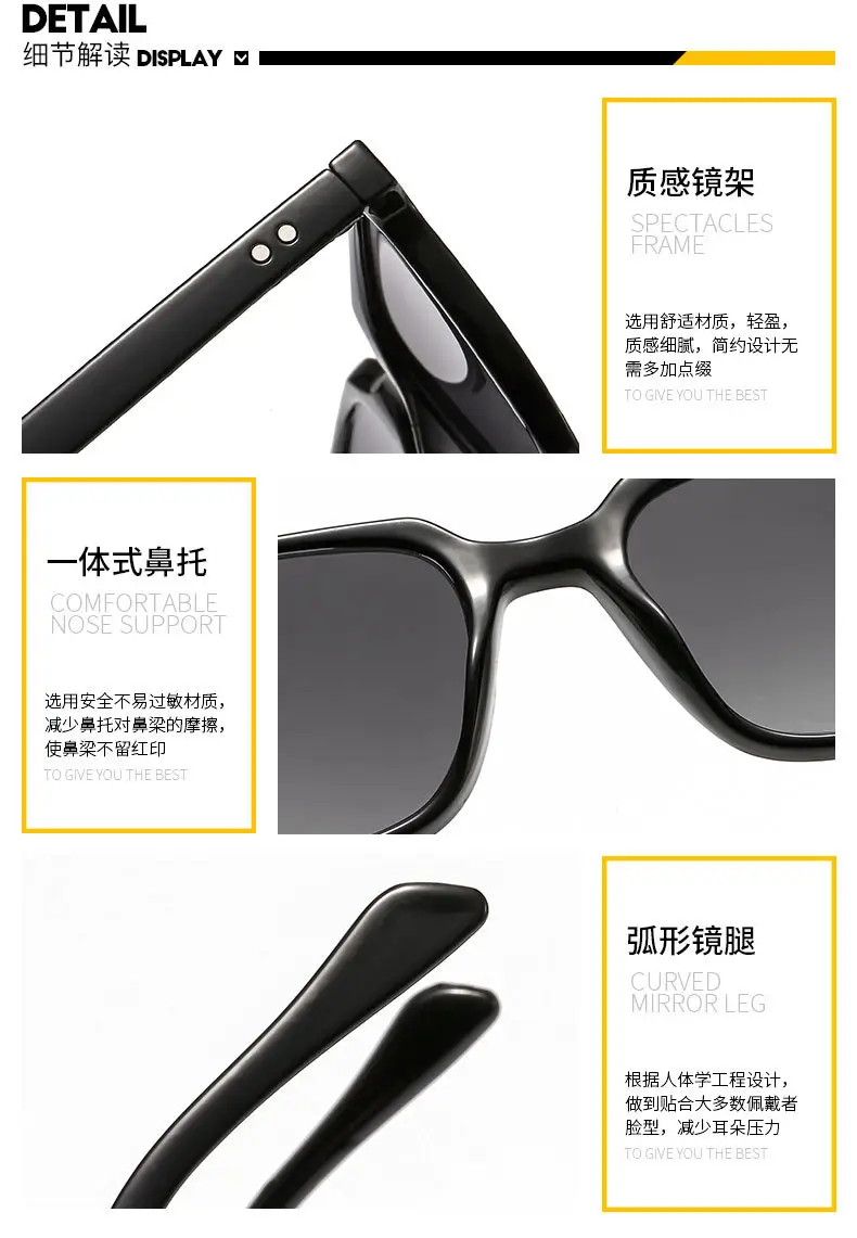 Square Sunglasses for Men Anti-UV Driving Sun Protection β feature 16