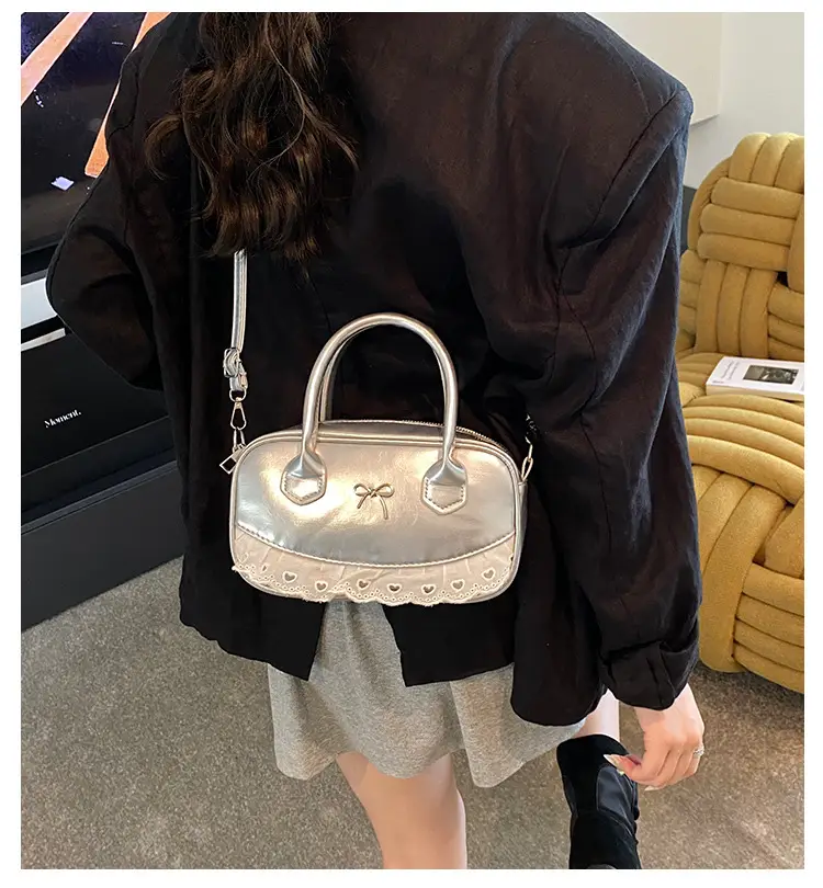 White Lace Handbag for Women 2025 Summer — feature 1