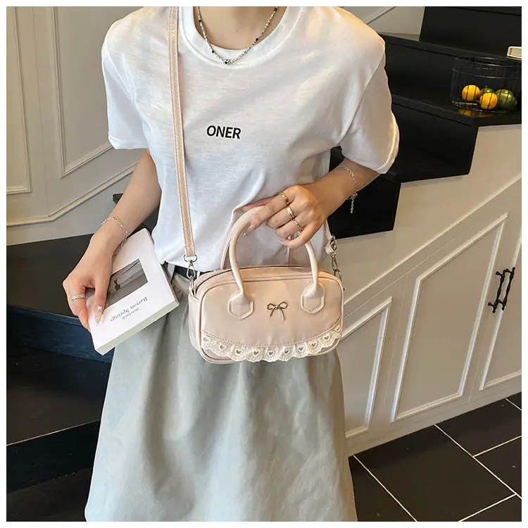 White Lace Handbag for Women 2025 Summer — feature 12