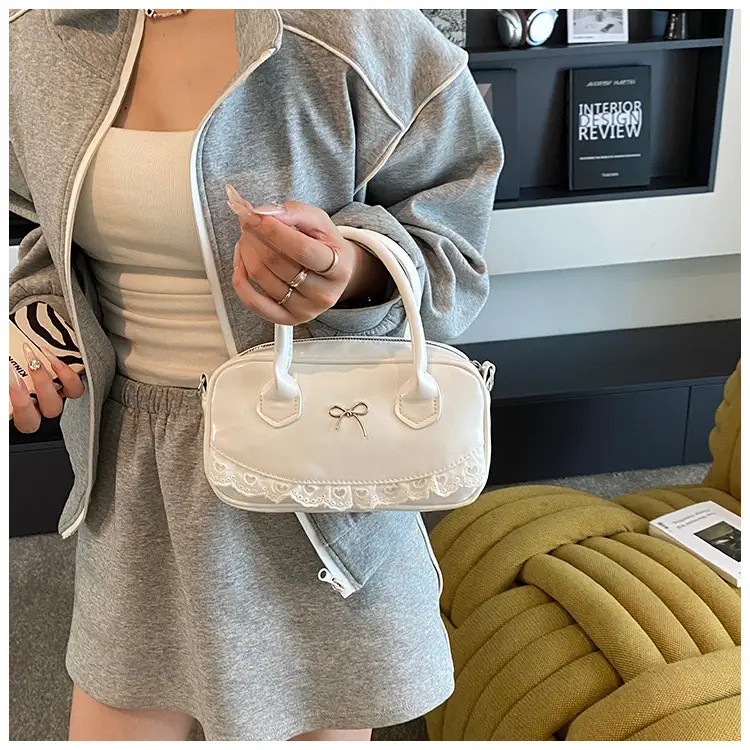 White Lace Handbag for Women 2025 Summer — feature 14