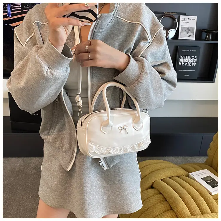 White Lace Handbag for Women 2025 Summer — feature 15