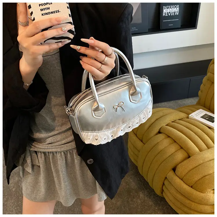White Lace Handbag for Women 2025 Summer — feature 17