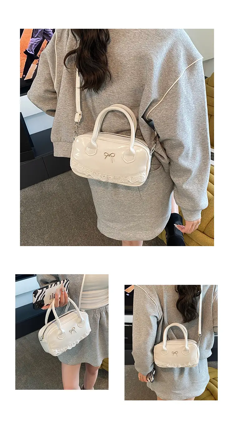 White Lace Handbag for Women 2025 Summer — feature 25