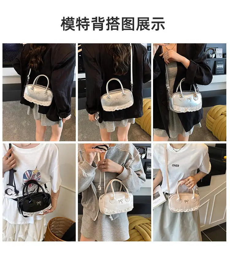 White Lace Handbag for Women 2025 Summer — feature 9