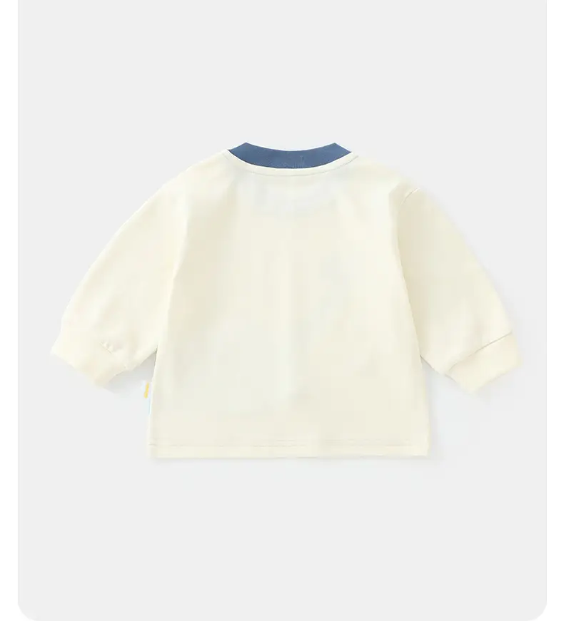 Duuduu Baby Girl Long Sleeve T-Shirt Cream — feature 13