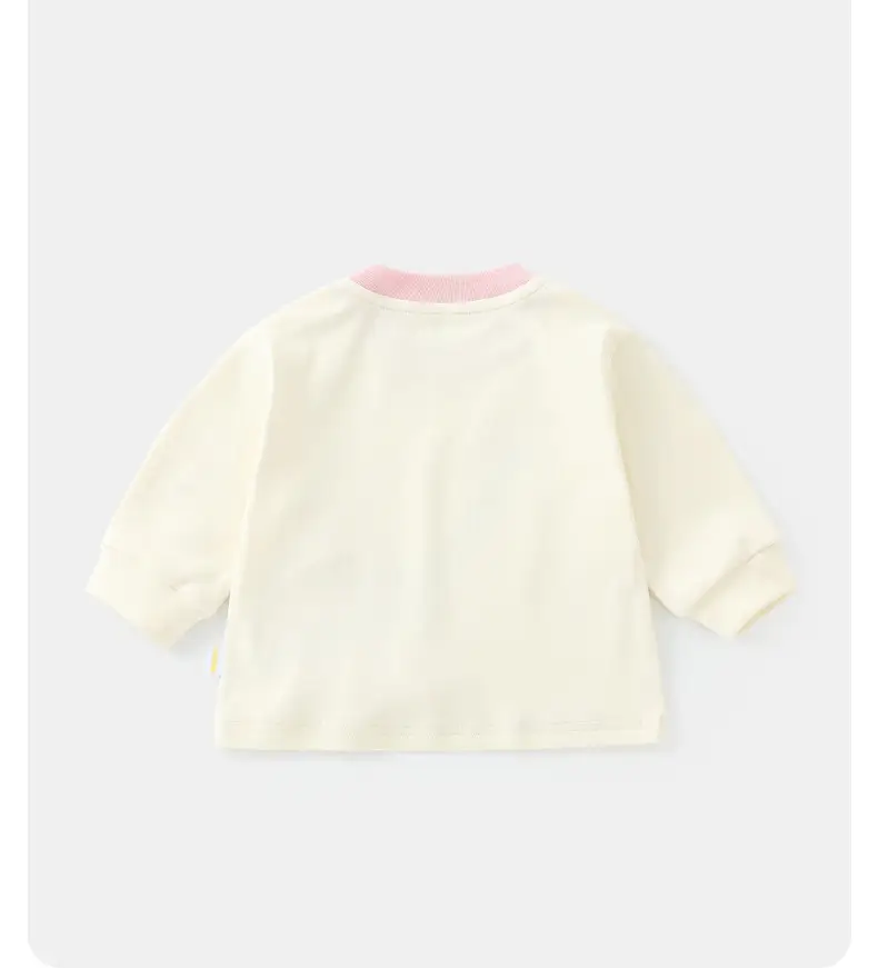 Duuduu Baby Girl Long Sleeve T-Shirt Cream — feature 27