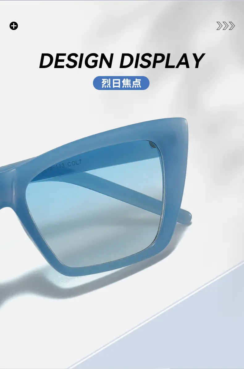 Women Cat-Eye Sunglasses Off-White Black β feature 2