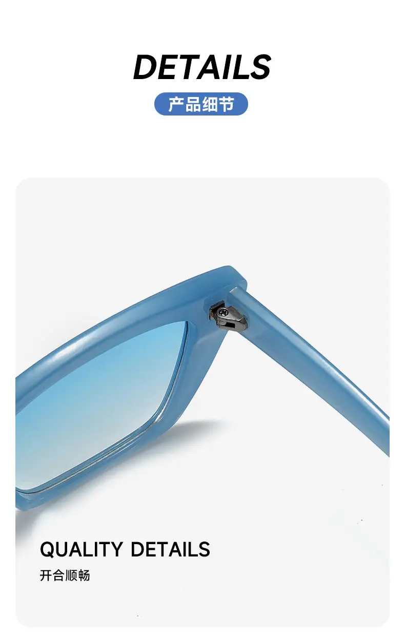 Women Cat-Eye Sunglasses Off-White Black β feature 6