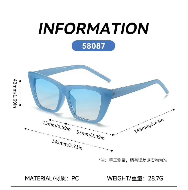 Women Cat-Eye Sunglasses Off-White Black β feature 9