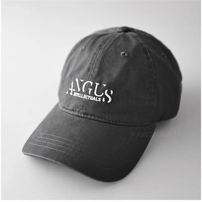 Navy Blue Letter Embroidered Cap for Men Women - Image 4