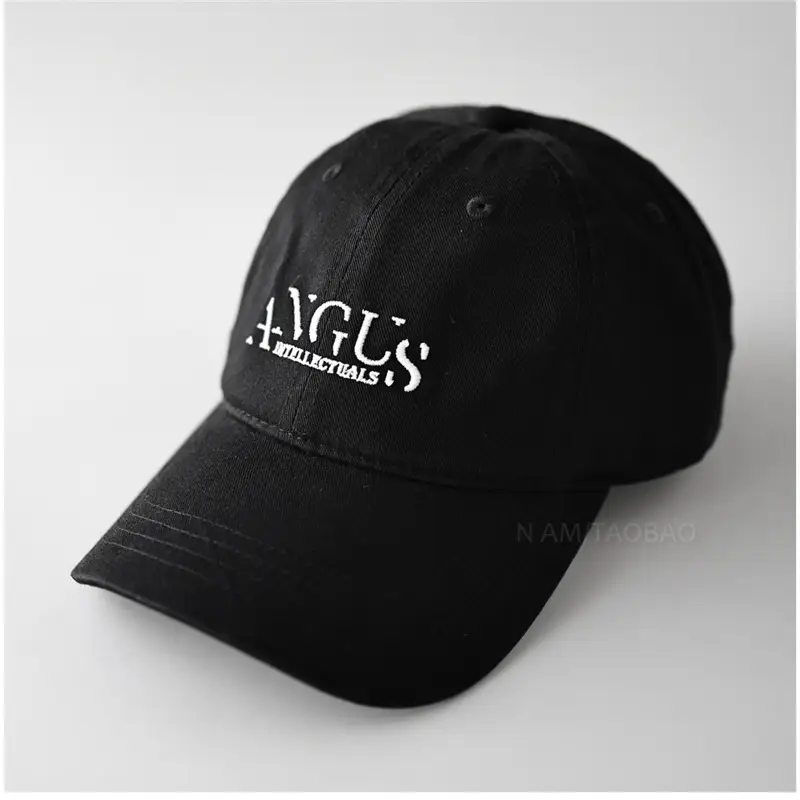 Navy Blue Letter Embroidered Cap for Men Women - Image 5