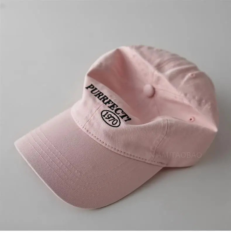 Navy Blue Letter Embroidered Baseball Cap with 1950 Logo — feature 17