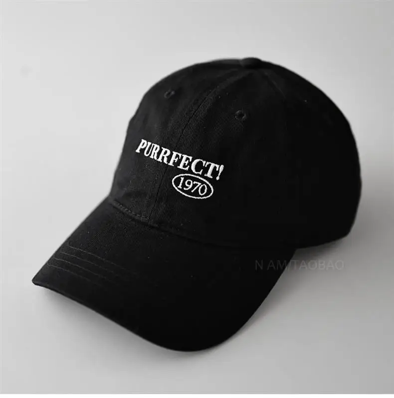 Navy Blue Letter Embroidered Baseball Cap with 1950 Logo — feature 2