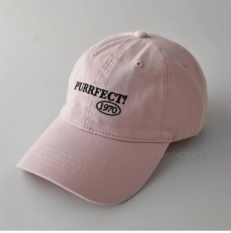 Navy Blue Letter Embroidered Baseball Cap with 1950 Logo — feature 3
