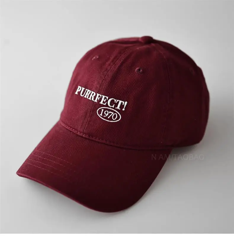 Navy Blue Letter Embroidered Baseball Cap with 1950 Logo — feature 4