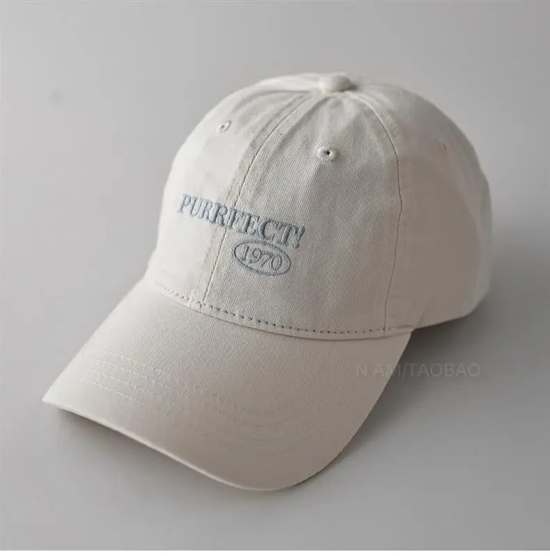 Navy Blue Letter Embroidered Baseball Cap with 1950 Logo — feature 6