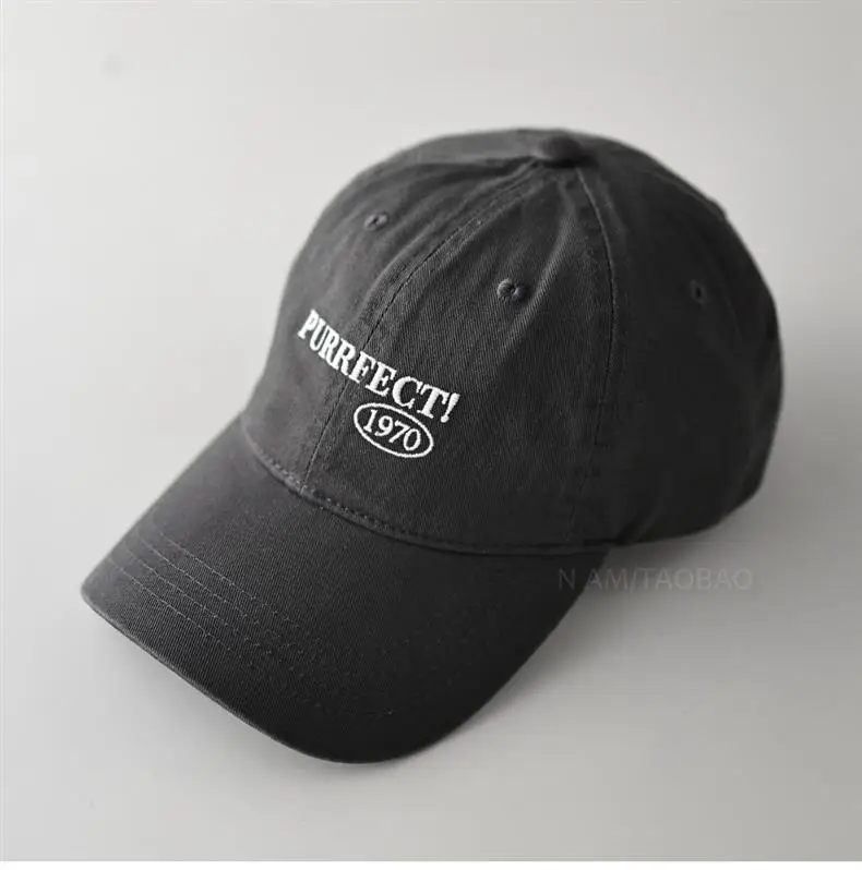 Navy Blue Letter Embroidered Baseball Cap with 1950 Logo — feature 8