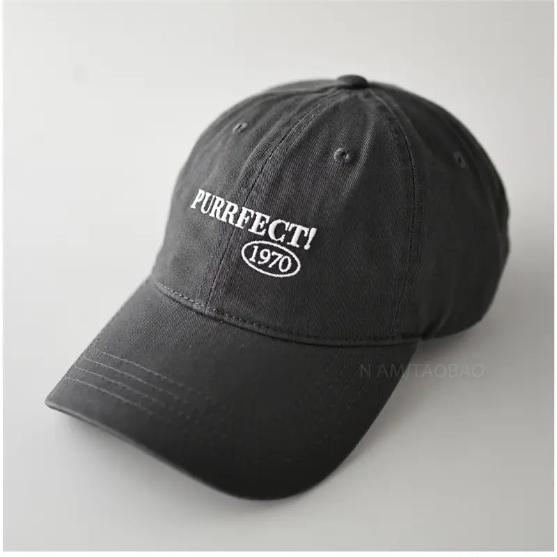 Navy Blue Letter Embroidered Baseball Cap with 1950 Logo - Image 6