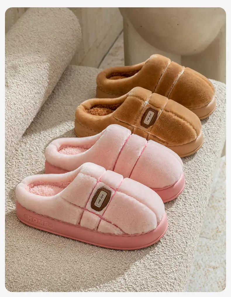 2025 New Cotton Shoes for Women, Winter Indoor Thickened Warm Non-Slip Thick-Soled Eva Cotton Slippers Wholesale — feature 19