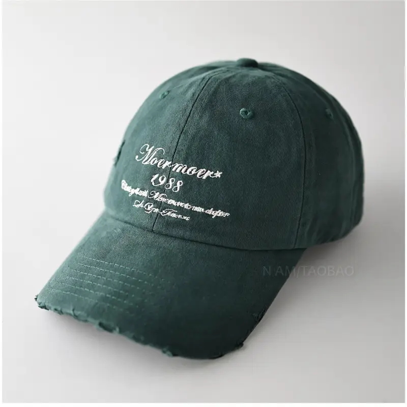 Maroon Embroidered Baseball Cap for Men Women - Image 9