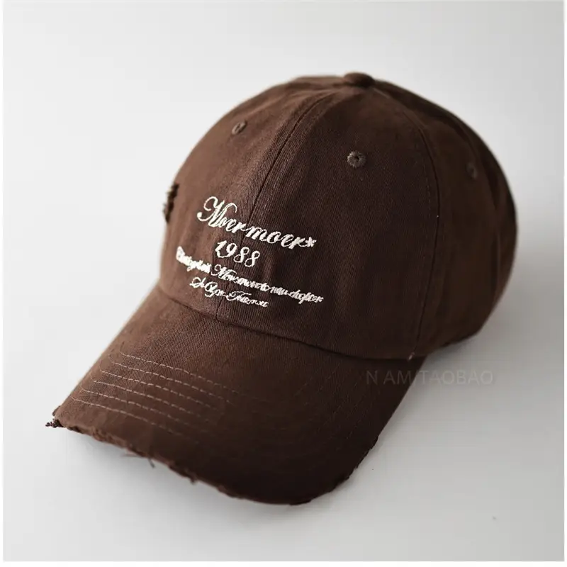 Maroon Embroidered Baseball Cap for Men Women - Image 10
