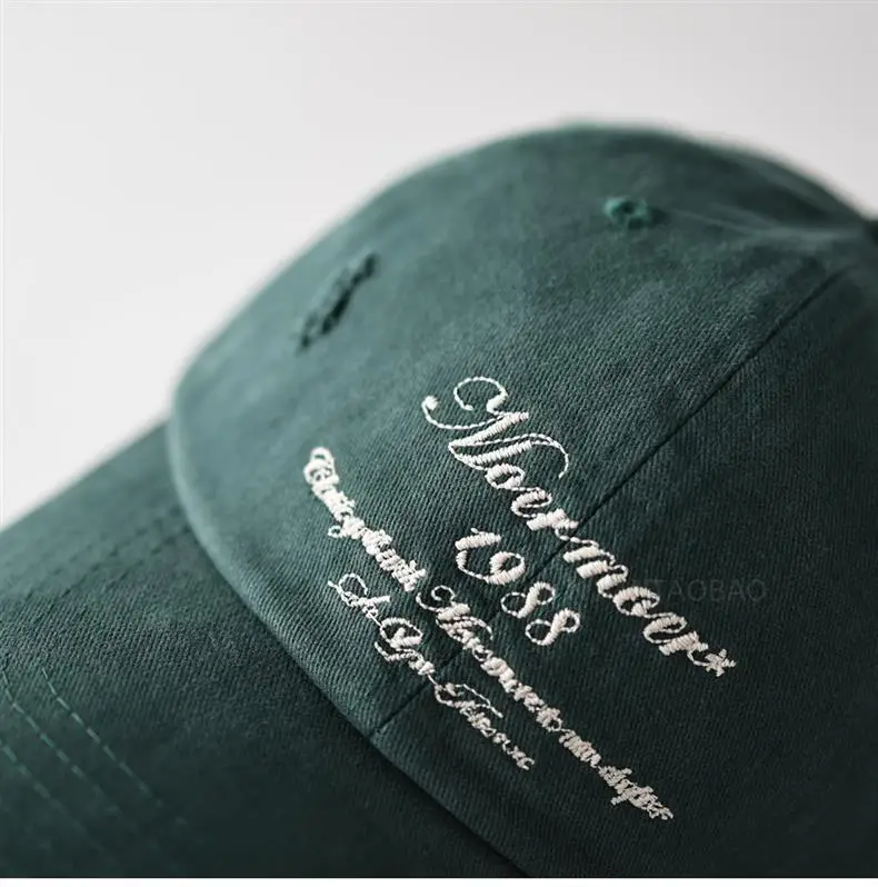 Maroon Embroidered Baseball Cap for Men Women — feature 11