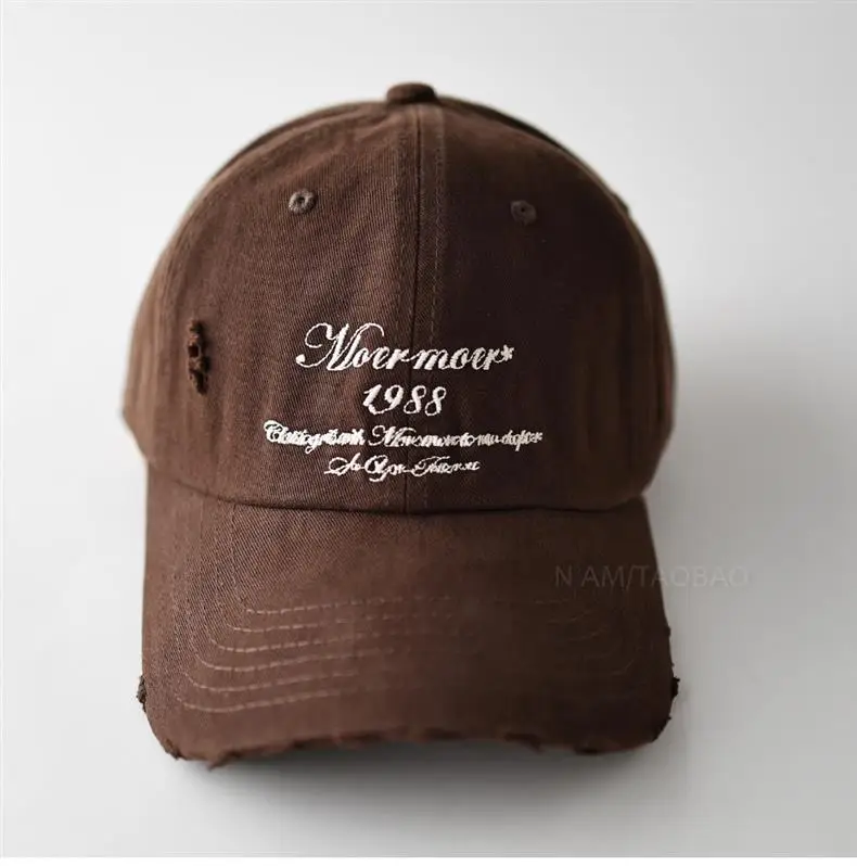 Maroon Embroidered Baseball Cap for Men Women — feature 14