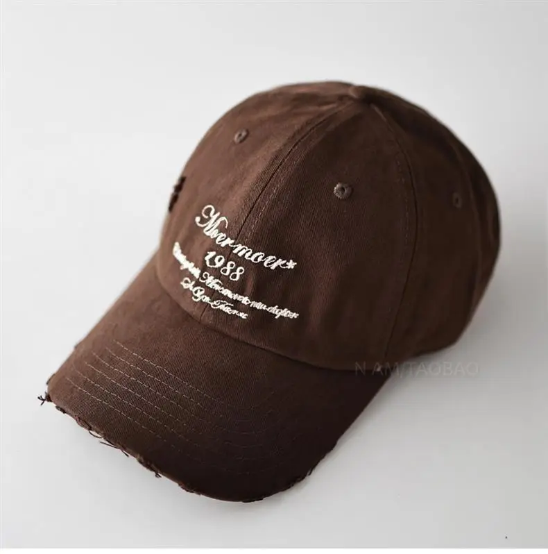 Maroon Embroidered Baseball Cap for Men Women — feature 15