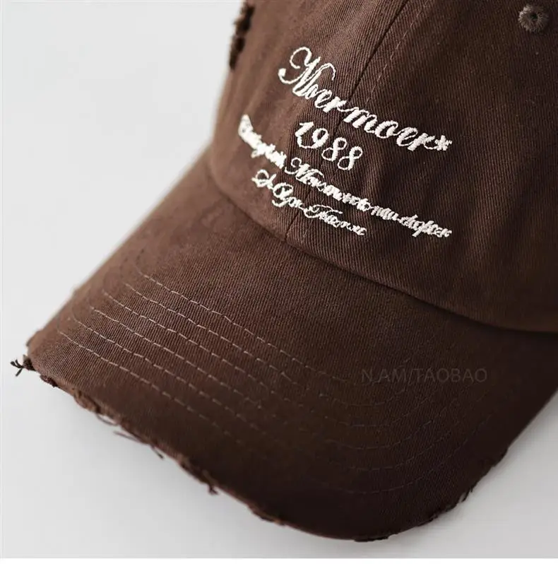 Maroon Embroidered Baseball Cap for Men Women — feature 16